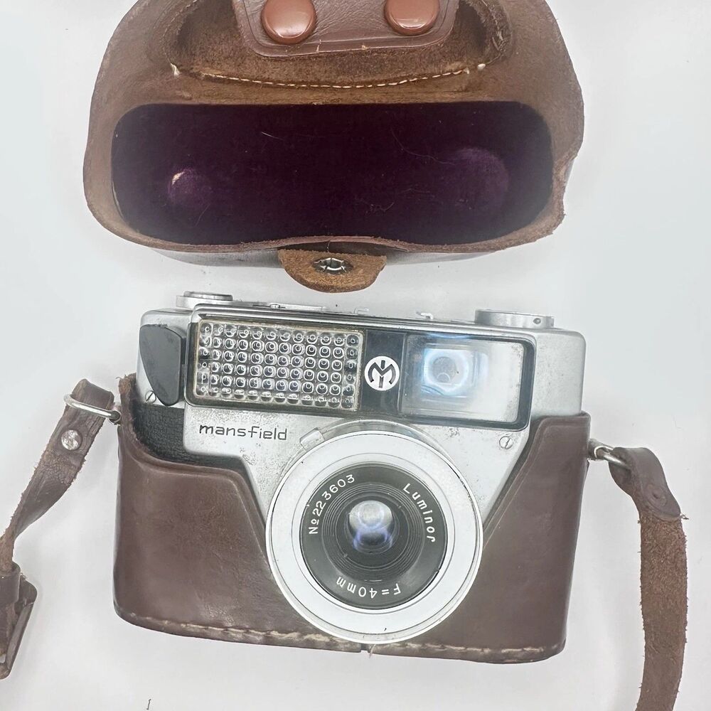Vintage Mansfield Skylark 35mm Film Viewfinder Camera – Untested